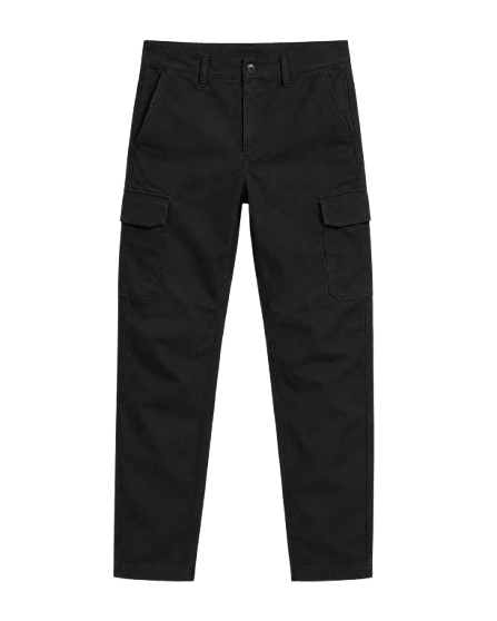 Crne kargo pantalone